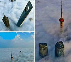 آسمان خراش هب بر فراز ابر ها ، شانگهای چین