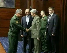 دیدار وزیران دفاع ایران‌ و روسیه