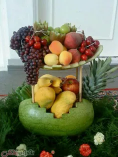 میوه آرایی ساده و زیبا با شکل هایی #خلاقانه

