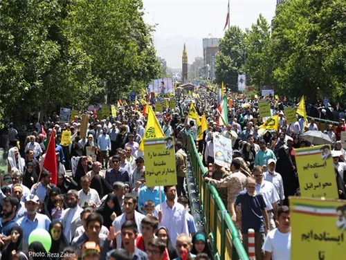 🌷مسیرهای راهپیمایی روز جهانی قدس در تهران...🌷