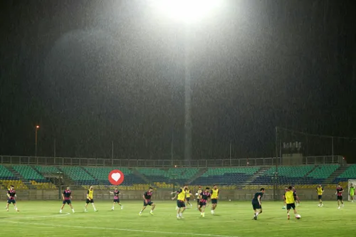 📸تمرین امروزپرسپولیس باحضورداداشم❤🌱🌧️