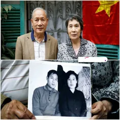 این مرد ویتنامی و همسر اهل کره‌ی شمالی اولین بار هم دیگر 