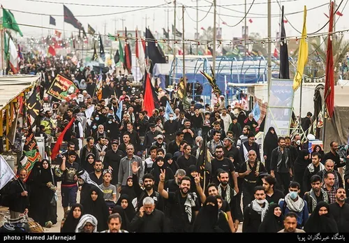 تصویر راهپیمایی اربعین حسینی  کشور عراق