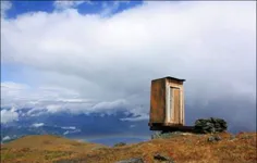 توالتی در 2600 متری از سطح دریا در سیبری .جراتشو داری