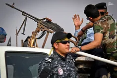 تصویر امام خامنه ای روی سینه نیروهای  عراقی