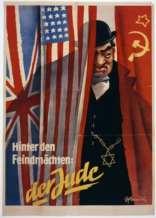 یکی از پوستر های زمان آلمان نازی، هیتلری