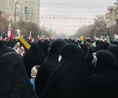 🔴 حماسه امروز جشن پیروزی بانوان محجبه...
