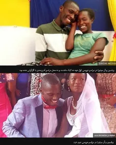 یک زوج کنیایی که تنها با هزینه کردن یک دلار عروسی گرفته ب