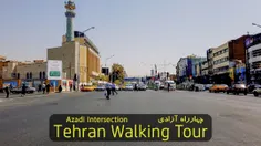 Tehran Street View, Azadi St. (2021) Azerbaijan St. Behbu