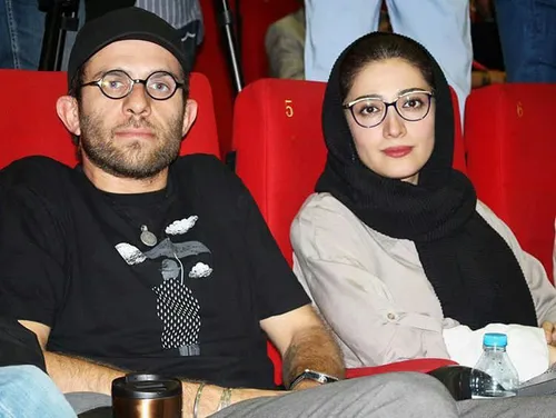 مینا ساداتی و همسرش بابک حمیدیان