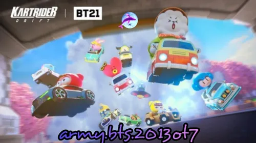 تبلیغات جدید👑 بی تی اس👑 برای بازی BT21 👌😍💕💜