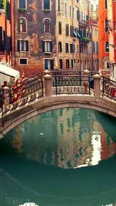 #Venice_Italy_Small_Bridge