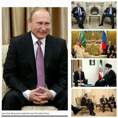 طرز نشستن پوتین در مقابل رهبر انقلاب؛ در مقایسه با سایر ر