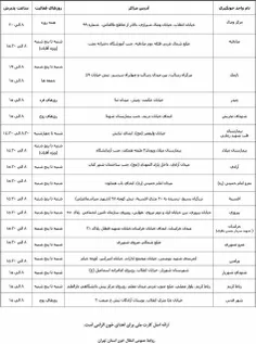 🔺 مکان های اهدا خون برای مصدومان امروز حادثه ساختمان پلاس