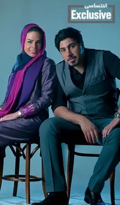 عکس دیگری از احسان خواجه امیری و همسرش...