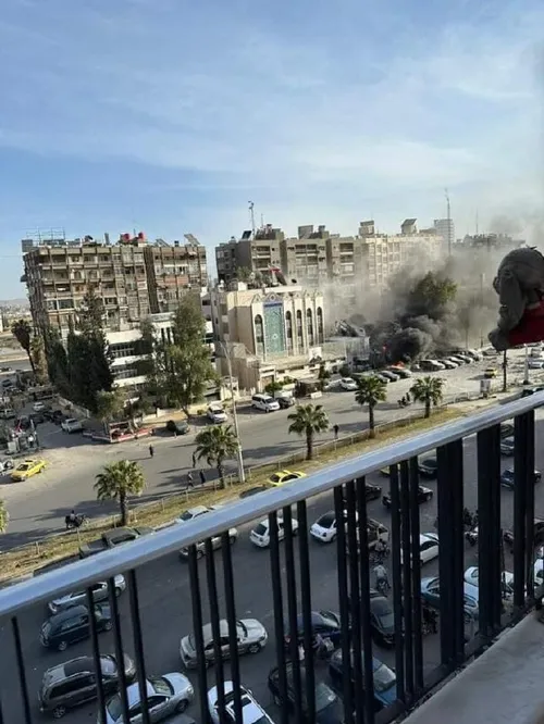 انفجار شدید در نزدیک سفارت ایران در دمشق