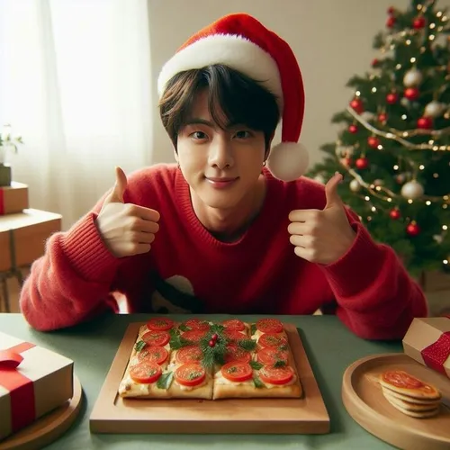 Jin BTS ai Christmas 🎄