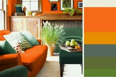 ترفندهای معماران برای افزودن رنگ #نارنجی در #دکوراسیون 