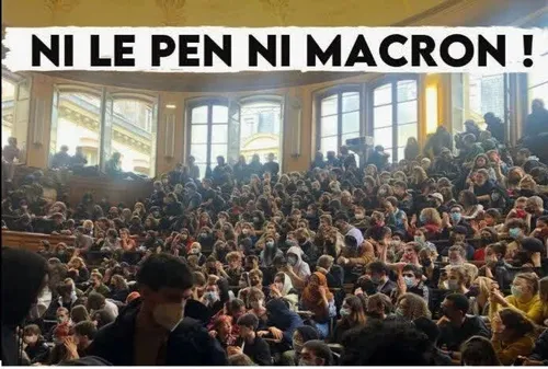 🌄 دانشجوهای معترض دانشگاه سوربن فرانسه رو اشغال کردند