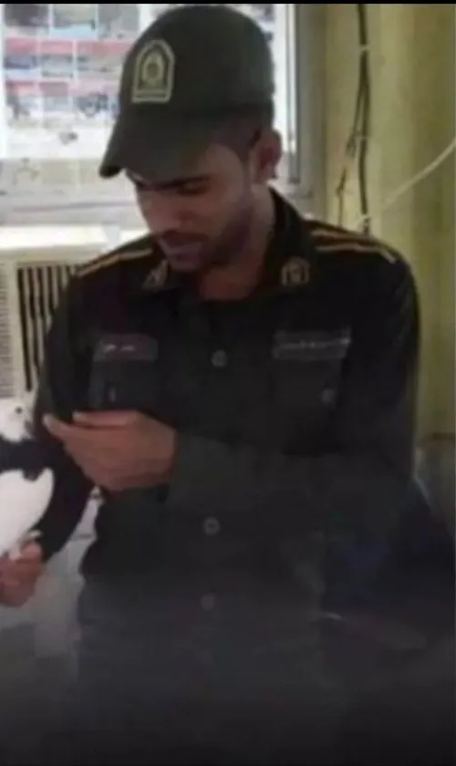 💢تصویری از سرباز مدافع امنیت مرتضی صالحی نگهبان فرمانداری