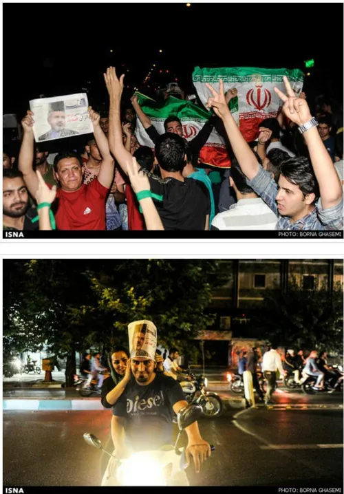 جشن توافق هسته ای در خیابان های ایران (22)