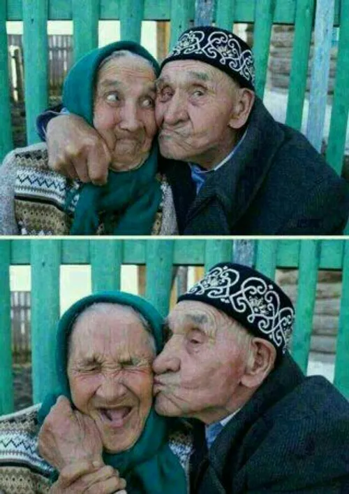 عشق یعنی اینکه تا پیری عاشق هم بمونی....