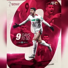 پوستر صفحه فارسی AFC در فاصله ۹ روز تا جام جهانی با تصویر