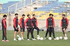 سرخپوشان ایران، آخرین تمرین خود پیش از دیدار برابر تیم ون