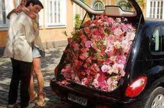 عشقولانه با یه ماشین پر از گل