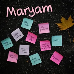 maryam...