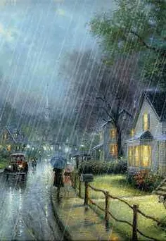 زیباترین صدا٬ صدای بارش باران است...