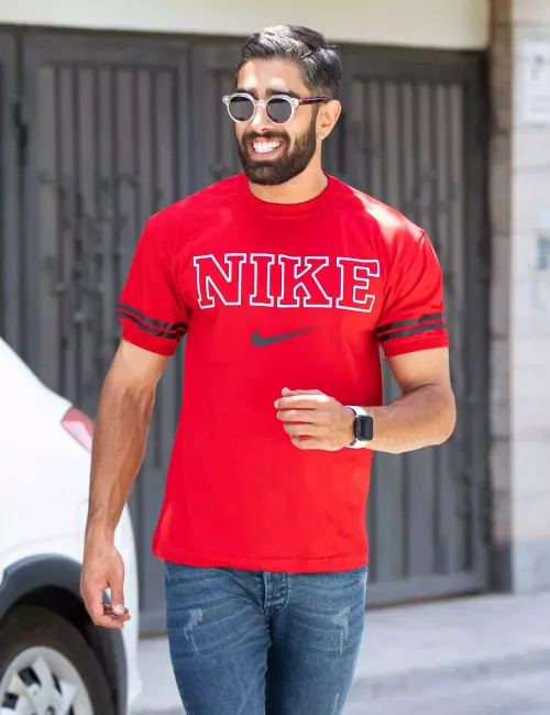 ⏣ تیشرت مردانه یقه گرد Nike