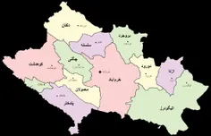 نقشه استان لرستان 