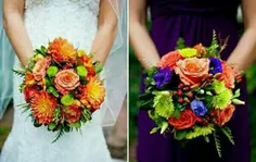 اگر عروسی تان در فصل #پاییز است از این دسته گل ها بگیرید 