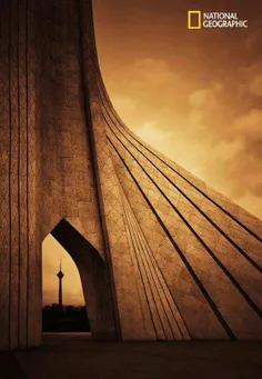 عکس زیبای نشنال‌جئوگرافیک از میدان آزادی تهران