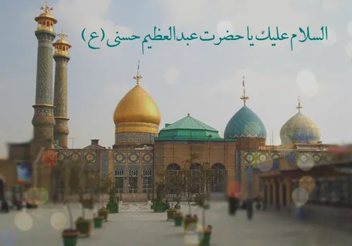 السلام علیک یا حضرت عبدالعظیم حسنی (ع)