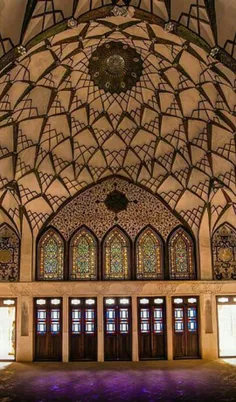 خانه طباطبایی ها و معماری اصیل ایرانیش در شهر کاشان #ایرا