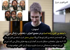اسنودن : « اسامه بن لادن» زنده است و در مجمع الجزایر « با