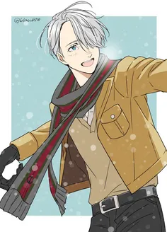 ویکتور ان ایس😄 😅 😍 😍  #yuri_on_ice #victor