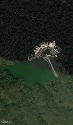 عکس ماهواره ای از دریاچه الیمالات 