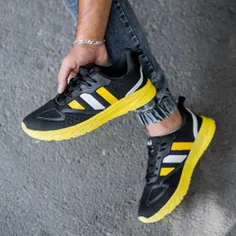 کفش ورزشی مردانه مشکی زرد آدیداس