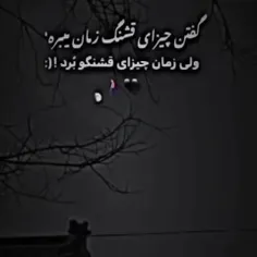 واقعا زمان چیزای قشنگو برد