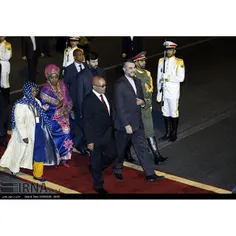 ورود رئیس جمهور آفریقای جنوبی به تهران