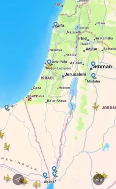 🔴توقف پروازها در آسمان فلسطین اشغالی