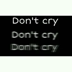 Don't #cry