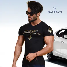 تی شرت مردانه طرح Maserati