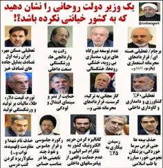 دولت تمام خائن و فاسد تدبیر و امید حسن روحانی