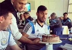 جشن تولد اگرو امروز با تیم ملی آرژانتین