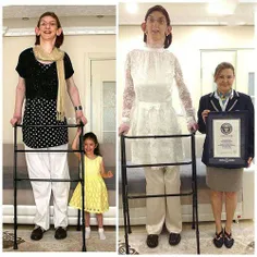 بلندقدترین دختر نوجوان جهان!