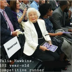 خانم «هاوکینز» 102 سالشه ، ایشون در جوانی ورزشکار دو المپ